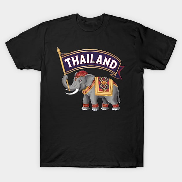 Proud elephant from Thailand T-Shirt by FromBerlinGift